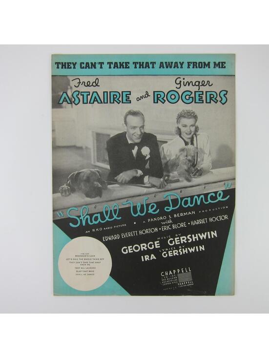 Other - Sheet Music They Can't Take That Away From Me Fred Astaire Ginger Rogers 1937